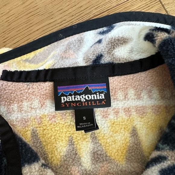 Patagonia Fleece Synchilla Snap-T Pullover Fleece Bandicoot Marrow Grey Small - Picture 6 of 8